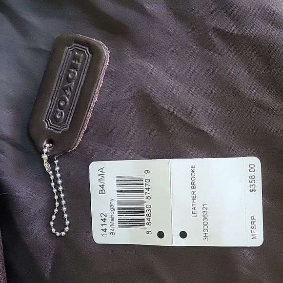 Brown Leather Coach Brooke Purse - Picture 14 of 16